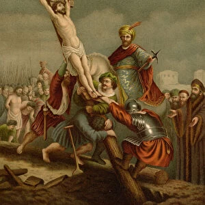 The Exaltation of the Cross (colour litho)