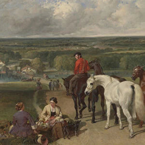 Exercising the royal horses, 1847-55 (oil on canvas)