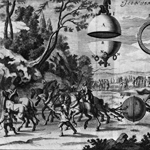 Experience of Otto von Guericke (Otto de Guericke, 1602 - 1686