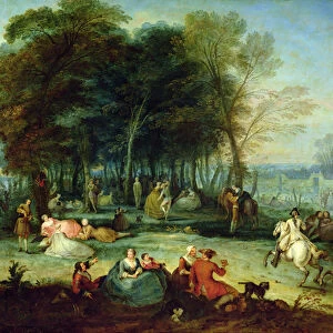The Fair at Bezons (oil on canvas)