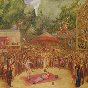 The Fair at Saint-Cloud, c. 1920 (oil on canvas)