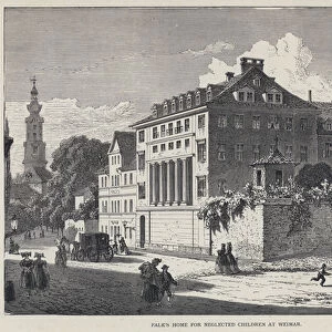 Falks Home for Neglected Children at Weimar (engraving)