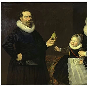 Family portrait (oil on canvas)