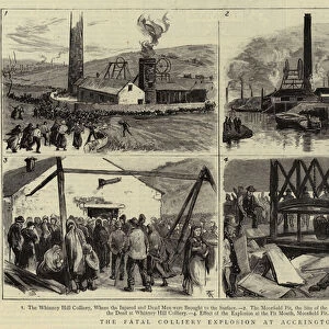 The Fatal Colliery Explosion at Accrington (engraving)