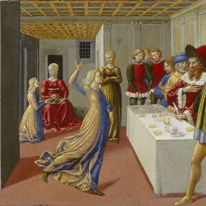 The Feast of Herod and the Beheading of Saint John the Baptist, 1461-62 (tempera on panel)