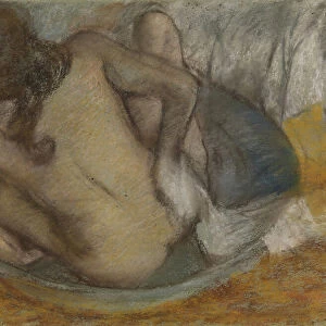 Femme au Tub, 1884 (pastel on paper)