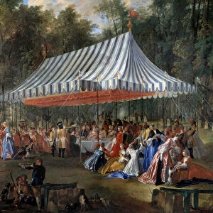 Fete given by Louis Francois Joseph de Bourbon, Prince of Conti to Hereditary Prince