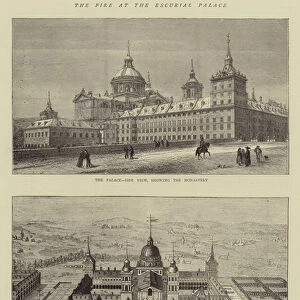 The Fire at the Escurial Palace (engraving)