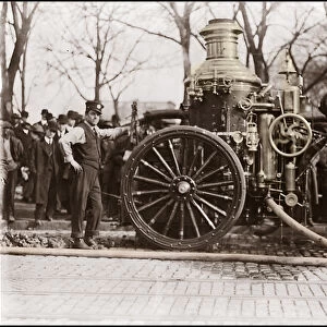 Fire pump of the New York Fire Brigade 1909
