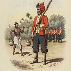 First Madras Pioneers (colour litho)