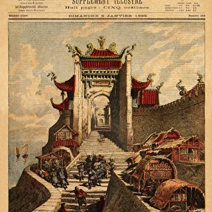 First Sino-Japanese War - The Gate of Shanghai, the highest place of Japanese victory