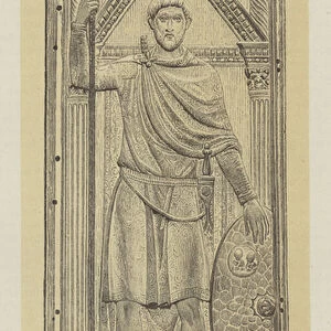 Flavius Aetius, Roman general (engraving)