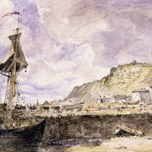 Folkestone Harbour, 1833 (w / c)