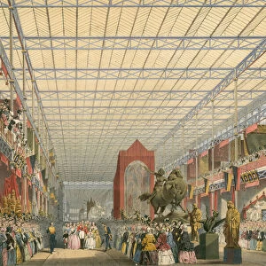Foreign nave of The Great Exhibition of 1851 (colour litho)
