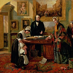The Foundling restored to its Mother, 1858