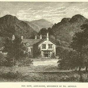 Fox How, Ambleside, residence of Dr Arnold (engraving)