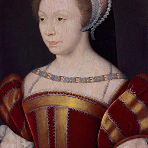 Francoise Breze (1515-1577), Duchess of Bouillon, 1550 (oil on panel)