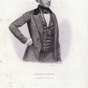 Franklin Pierce, 14th President of the United States (engraving)