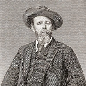 Frederick Courteney Selous, 1851 -1917. British explorer, hunter, and conservationist. From The Strand Magazine, published 1896