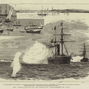 The French Occupation of Tunis, the Bombardment of Sfax (engraving)