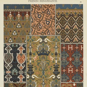 French Renaissance, Carpet Painting (colour litho)
