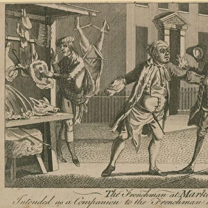 The Frenchman at Market (engraving)