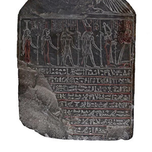 Funerary Stele of Hordiefnakht, 330-323 BC (limestone)