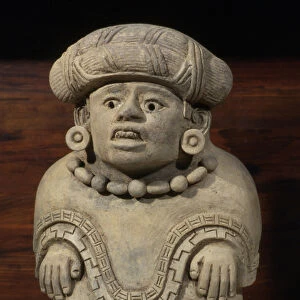 Funerary urn, late Classic Period (700-1000 AD) (ceramic)