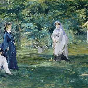A Game of Croquet, 1873 (oil on canvas)