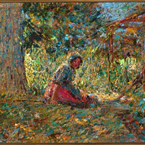 In the garden, c. 1891 (oil on canvas)