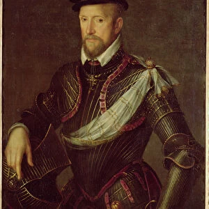 Gaspard II of Coligny (1519-72) Admiral of France (oil on canvas)