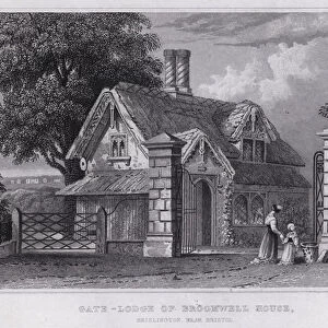 Gate-Lodge of Broomwell House, Brislington, near Bristol (engraving)
