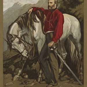 General Garibaldi (colour litho)