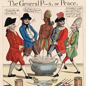 The General P--S, or Peace, 1783 (hand-coloured engraving)