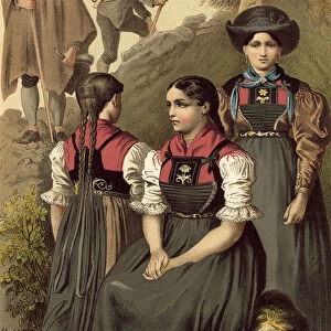 German costume, Tyrol, Lechthal