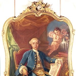 Giacomo Casanova (1725-98) (oil on canvas)