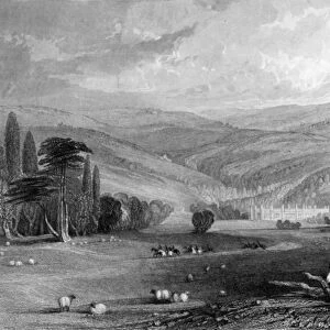 Gibside, County of Durham, engraved by T. Prior after T. Allon, 1835 (engraving)