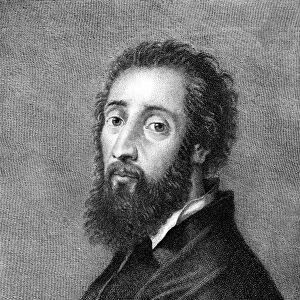 Giulio Romano, Italian painter and architect (engraving)