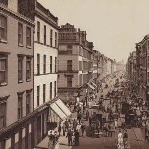 Glasgow: Argyle Street (litho)