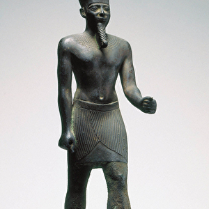 The God Amun, late period, 664-332 BC (bronze sculpture)