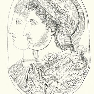 Gonzaga Cameo, Ancient Greek engraved gem (engraving)