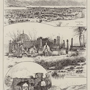 The Graeco-Turkish War, Views in Janina (engraving)