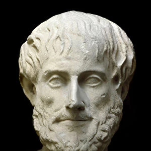 Greek Antiquite: "Portrait of Aristotle (384-322 BC)"