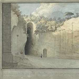 The Grotto at Posillipo, c. 1782 (w / c on laid paper)
