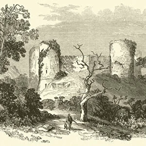 Gwys, or Wiston, Castle, Pembrokeshire (engraving)