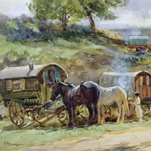 Rural countryside paintings Collection: Landscape paintings