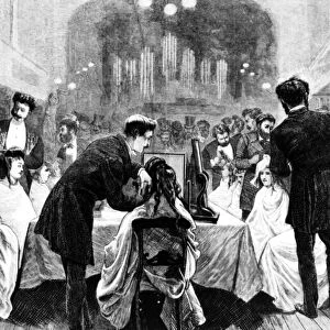 A Hair-Dressing Exhibition, 1872 (engraving)