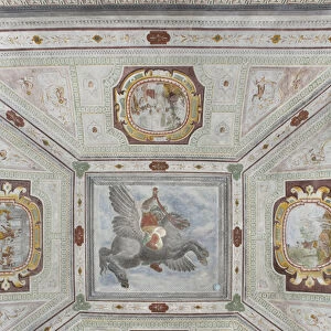 Hall of Perseus: winged horse (fresco)