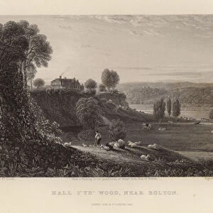 Hall in the Wood near Bolton (engraving)