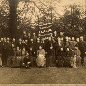 The Hammersmith branch of the Socialist League, 1885 (b / w photo)